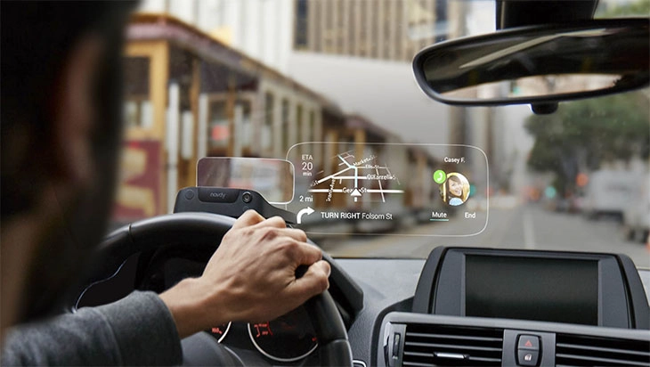 Cách sử dụng màn hình HUD trên kính lái